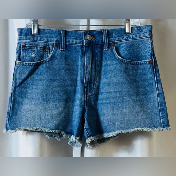 Madewell Pants - Madewell Relaxed‎ Denim Shorts 11” Rise 3” Inseam size 27 NWOT